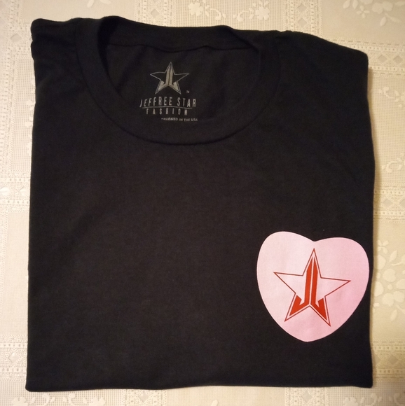 🆕 Jeffree Star Black Valentine's T-shirt with Logo, X-Large, NWOP - Picture 5 of 12
